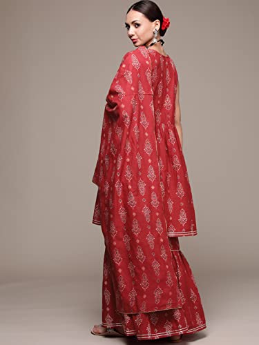 Image of anubhutee Women's Cotton Kurta Sets