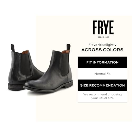Image of Frye Tyler Chelsea Boots for Men Designed with Flexible Blake Construction and Elasticated Side Panels, Comfort Footbed and Full Leather Lining - 6 inch Shaft Height
