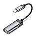 ESR 2-in-1 USB-C PD Headphone Jack Adapter, Type-C to 3.5mm Audio Adapter, for Aux, Stereo, Earphones, Headset, Headphones, Compatible with Galaxy S20/S10/Note10, Pixel 3/4, iPad Pro 2018, Grey