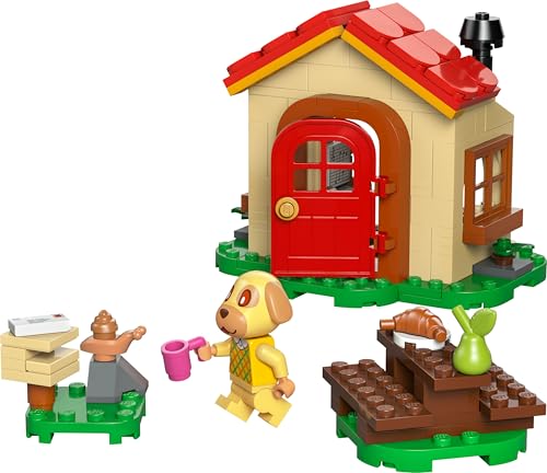 LEGO Animal Crossing La Maison Douillette de Mirza - Jouet de Construction - Minifigurine, Piano, Table de Pique-Nique & Accessoires Nourriture - Cadeau Fille, Garçon, Fans de Jeux Vidéo 6 Ans 77058