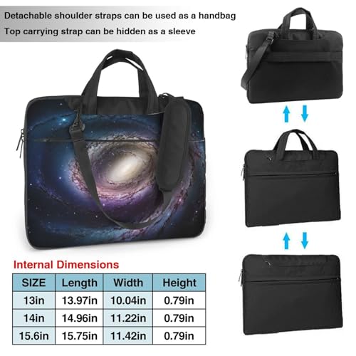 Bolso Tote para Laptop Unisex en Negro 15.6" miniatura 2