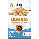 IAMS Croquette au Poisson pour Chat Adulte 3 kg