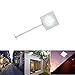Produktbild CALALEIE 25 LED Mikrowellenradar-Bewegungs-Sensor-Solarlicht-wasserdichte IP65 Straßenlaterne-Sicherheits-Lampe im Freien Außenleuchte Zubehör