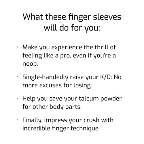Image of World's Most Durable Thumbsleeve /Fingersleeve | BSDK Gaming Thumb & Finger Sleeve for Mobile Game| 4 Pieces | Metal Box | Made for PUBG, CODM and Freefire