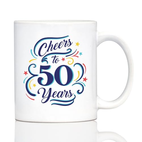 Taza de Cerámica Blanca 11oz para 50 Aniversario miniatura 1