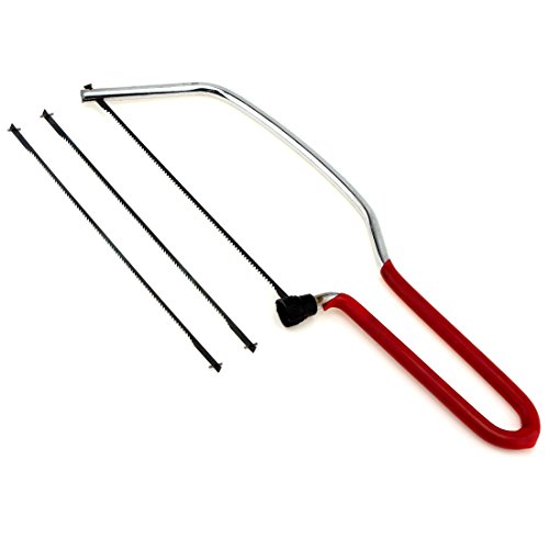 【The Best Deal】OriGlam Magic Saw Multi Purpose Handsaws, Mini DIY Bow Hacksaw Hand Hacksaw Woodworking Metal Tool U Shaped Replacement Blades Magic Saw Blade For Wood Woodworking Glass Metal