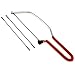 【The Best Deal】OriGlam Magic Saw Multi Purpose Handsaws, Mini DIY Bow Hacksaw Hand Hacksaw Woodworking Metal Tool U Shaped Replacement Blades Magic Saw Blade For Wood Woodworking Glass Metal