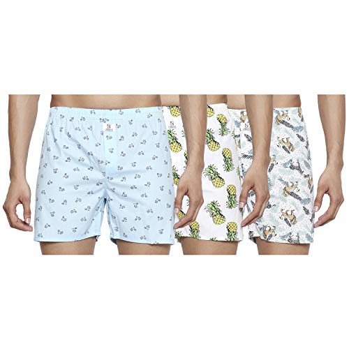 Image of Longies Men's Cotton Boxer Shorts (Pack of 1)