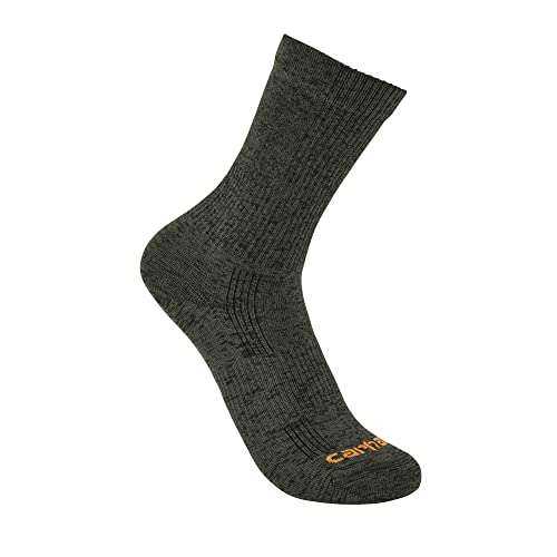 Image of Carhartt Women's Lightweight Durable Nylon Blend Short Crew Sock