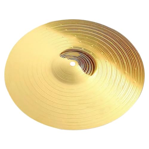 GOOHOCHY Drum Crash Cymbal Metall Percussion Becken Für Schlagzeug Für Jazz Und Rock Langlebig Und Praktisch Einfache Handhabung Hervorragende Verarbeitung