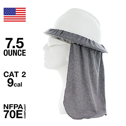 Flame Resistant Hard Hat Sol Shade - Made In The Usa Light Gray #TOP2