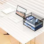 Desk Organizer, 3-Tier Letter Paper Tray Organizer, Desk Organizers and Accessories, Mesh Desktop File Organizer and Storage for Office Supplies (3 Tier Desk Organizer-Black)