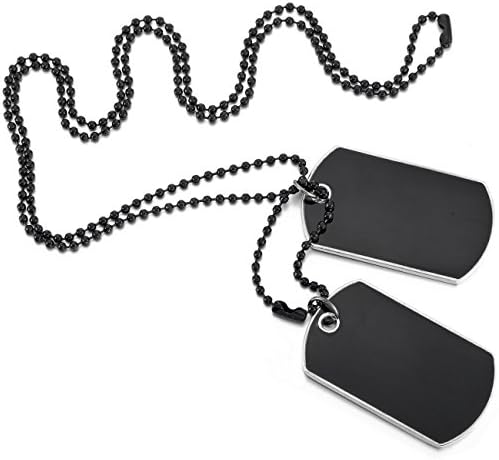 2PCS Alloy Enamel Pendant Necklace Army 