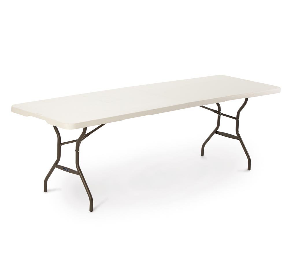Lifetime Klapptisch weiß granit 244,5 x 76,1 x 73,6 cm 80270