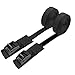 Produktbild Towinle10Stück (jeder Stück 2M Schwarz) Befestigungsriemen-Set Spanngurte Klemschloss Gurte Camping Outdoor Riemen ideal zur Befestigung am Fahrradträger Auto Heckträger Fahrrad (2st)