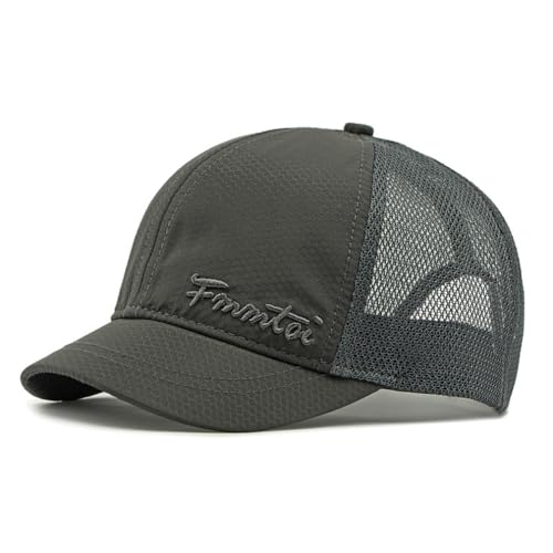Casquette de baseball en maille respirante visière courte pour homme et femme
