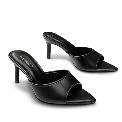 Raymelo Women's Open Toe High Heel Mules, Elegant Wedding Sandals by Raymelo - Used condition - Image 3