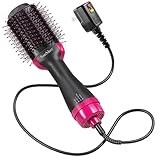 SanMoz Hair Dryer Brush - Features Ceramic Heated One Step Hair Styler and Volumizer - 4 in 1 Faster Blowout Hot Air Brush