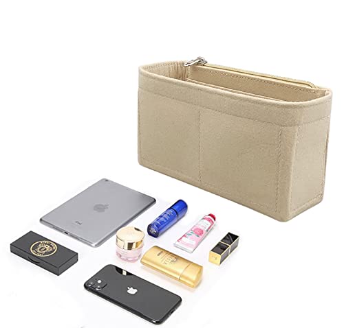 Lckaey Purse Organizer Insert For Chanel 22 Bag Organizer Insert Reissue Chanel Mini Bags For Women2001Pink-S #TOP4