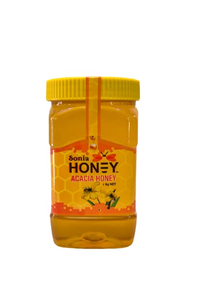 Sonia Honey Acacia Honey | Pure Honey | Thick, Rich & Unadulterated | No Sugar Syrup | No Artificial Colour / 1 Kg-image-44
