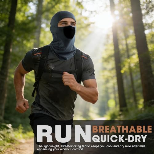 Image of WTACTFUL Breathable Balaclava Face Mask Men, Summer UPF 50+ Sun Protection