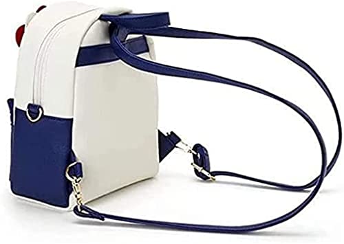 Alorve Anime Cute Cartoon Bag Cosplay Shoulder Bag Backpack Handbag Pu Schoolbags For Kids Girls Fans(Navy Blue) #TOP1