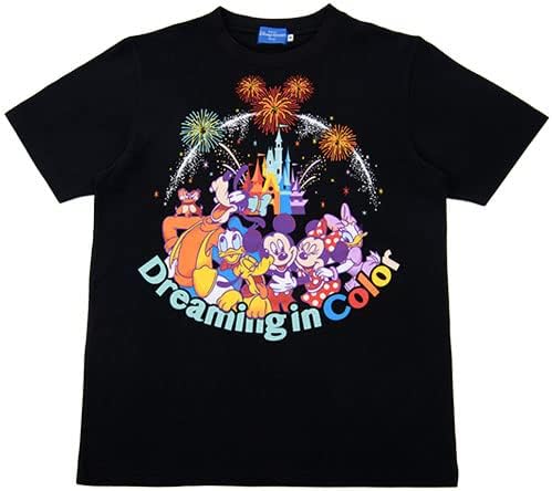 Amazon Co Jp ミッキー フレンズ Tシャツ S M L Ll ブラック 東京ディズニーリゾート限定 黒 ドリーミングインカラー ディズニー グッズ お土産 Ll 服 ファッション小物