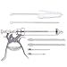 J&B Goods Professional Automatic BBQ Meat Marinade Injector Gun Kit with Case, 2 oz Large Capacity Barrel and 4 Commercial Grade Marinade Needles.