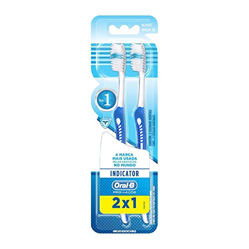 Escova Dental Oral-B Indicator Plus 35 - 2 unidades