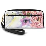 ペンケース ユニコン 筆箱 PUレザー ペンポーチ 化粧ポーチ 文房具 大容量 かわいい 多機能ポーチ 収納ケース 小物入れ 軽量 旅行 出張 中学生 高校生 プレゼント