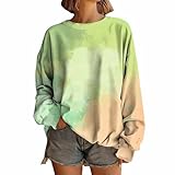 Matériau : le sweat-shirt décontracté à manches longues pour femme est fabriqué en tissu de qualité supérieure, respirant, léger, doux, respectueux de la peau, ce qui vous apportera une expérience vestimentaire confortable. Ce sweat-shirt surdimensionné pour femme est parfait pour rester au chaud tout au long de l'année. Matériau super doux, parfait pour les vêtements de détente, avec une coupe décontractée et une longueur adaptée pour un confort ultime.