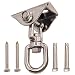 Evniset Heavy 360°Swivel Swing Hangers,1000 LB Capacity Rotate Swing Hooks w/ 4 Screw for Concrete Ceiling Wooden, Yoga Hammock Gym Swing Sets