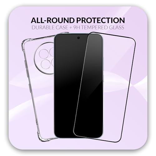 Image of ShieldTech Back Cover Case + Screen Protector for Oppo F31 Pro Plus 5G | Transparent Mobile Phone Back Case Cover for Oppo F 31 Pro Plus / F31 Pro Plus 5G | TPU Transparent Back Cover Case