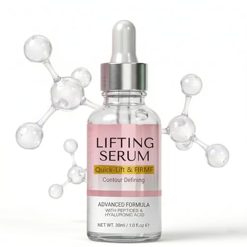 Face Lift Serum Instant Firming Face Serum for Skin Tightening Smooths Appearance of Fine Lines Pores and Wrinkles Daily Facial Routine for All Skin Types