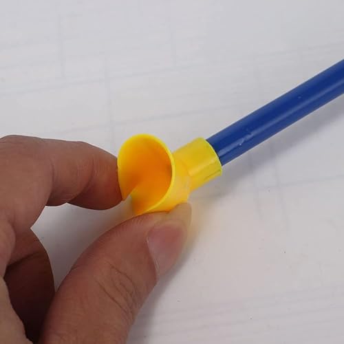 Miniatura 4 de 10 piezas de repuesto de plástico con ventosa de flechas de ventosa para deportes al aire libre, juego de disparo, repuesto con punta de goma para