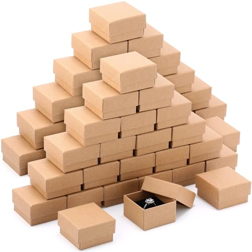 Yinkin 72 Pcs Jewelry Ring Gift Boxes Bulk 2 x