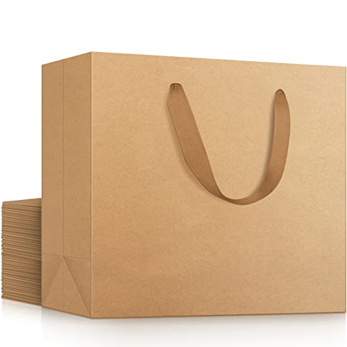 Sacs d'emballage cadeau en papier kraft par 20 pour un mariage et des fêtes réussis