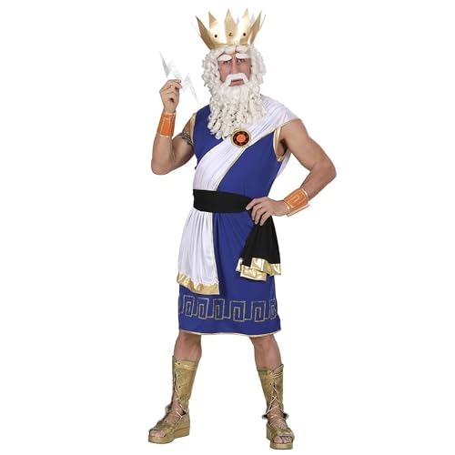W WIDMANN MILANO Party Fashion - Disfraz Zeus, Dios Griego, Padre de los Dioses, Disfraces de Carnaval