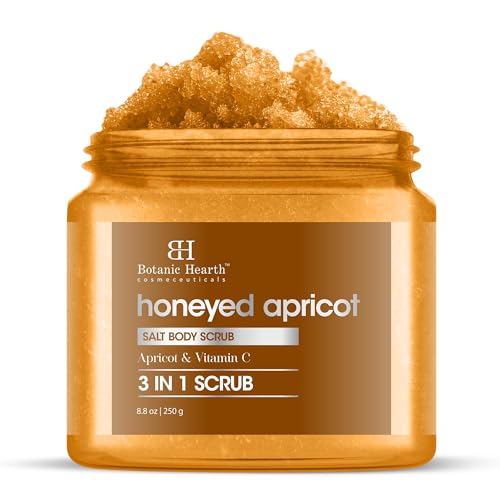 Botanic Hearth Honeyed Apricot Body Scrub - 8.8 fl oz, Exfoliating and Moisturizing, Gentle Spa Treatment for Smooth and Soft Skin, Natural Ingredients, Paraben-Free - Image 3
