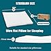 iFaon Ultra Flat Thin Pillows for Sleeping Standard Size, 2-1/2
