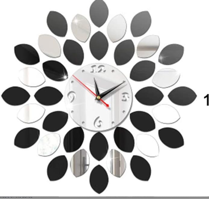Modish Modern DIY Acrylic Wall Clock Stylish Acrylic Wall Clock Unique Acrylic Wall Clock Whimsical Acrylic Wall Clock Colorful Acrylic Wall Clock