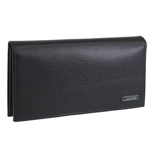 [カルバンクライン] 財布 メンズ 長財布 レザー ブラック SECRETARY W ZIP 31CK190005 CALVIN KLEIN [並行輸入品]