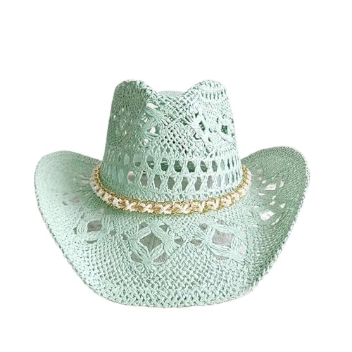 Chapeau cowboy femme paille idéal pour la plage et les vacances
