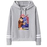 jiminhope Sudadera con Capucha Mirai Nikki, Sudadera Unisex con Estampado de Anime, Gasai Yuno Anime Cosplay,Sudadera Informal de Manga Larga J