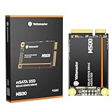 Yottamaster M500 128GB mSATA SSD SATA III 6Gb/s, mSATA Internal Solid State Drive Up to 500MB/s, Mini-SATA with 3D NAND, Compatible with Ultrabooks Desktop PC Laptop, All-in-One PCs, 30x50mm
