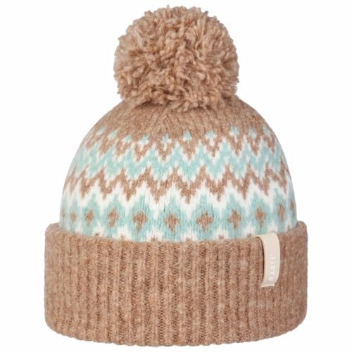 Bonnet a Pompon Nakarah Barts pour Femme : Beanie d'Hiver avec Revers et Doublure Douce