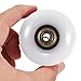 PATIKIL 60mm Longboard Wheels with Bearings ABEC-11, 4 Pack Street Wheels for Skateboards Cruiser Wheel Replacement 80A, Golden White
