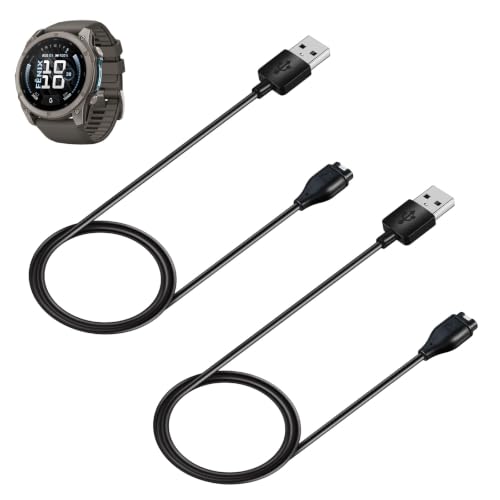 For Garmin CIRQA/Fenix 9/9 Pro/8/8 Pro �[�d�P�[�u�� USB-A �[�d�R�[�h �u���b�N 2�{ | USB-A/USB-C�P�[�u���A�ی^�h�b�N�A���X�^���h����I�ׂ�[�d�A�N�Z�T���[�B���L��Garmin�@��ɑΉ����A����
