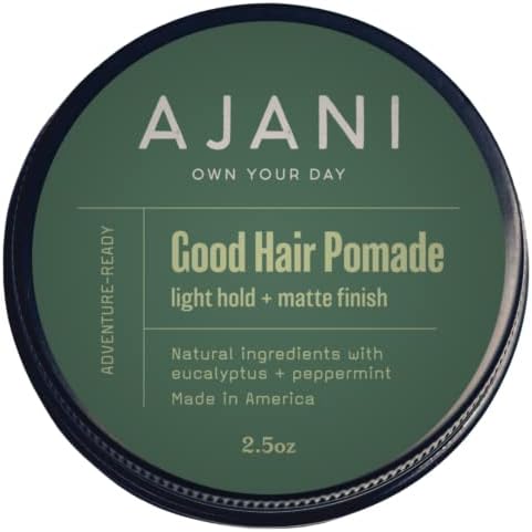 Ajani Good Hair Pomade for Women, Men | Sulfate Free, Paraben Free, Dye Free, with Natural and Clean Ingredients Leaving Hair Moisturized and Hydrating
