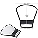 waka Flash Diffuser Reflector Kit - Bend Bounce Flash Diffuser+ Silver/White Reflector for Speedlight, Universal Mount for Canon, Nikon, etc.